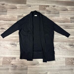 Pact Women's Extra Small/Small Gray 100% Organic Cotton Open Front Cardigan